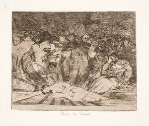 Die Wahrheit ist tot (79) von Francisco de Goya