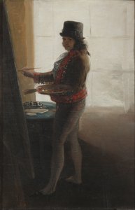 Selbstporträt im Atelier