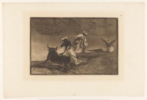 Stierkämpfer in einer Arena von Francisco de Goya