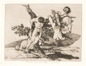 Große Tapferkeit! gegenüber den Toten! (39) von Francisco de Goya
