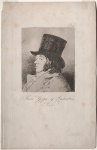 Die Caprichos: Porträt von Goya