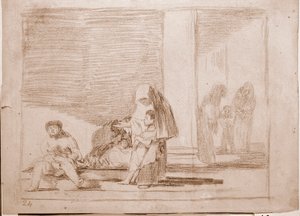 Die Schrecken des Krieges: Gesund und krank von Francisco de Goya