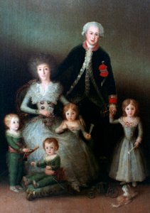 Der Herzog von Osuna und seine Familie, 1788 von Francisco de Goya