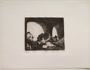 Die Schrecken des Krieges: Bitter, dabei zu sein von Francisco de Goya