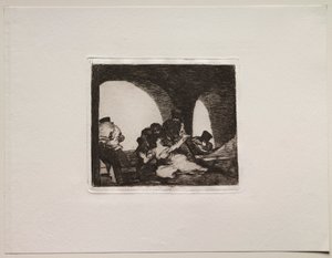 Die Schrecken des Krieges: Bitter, dabei zu sein von Francisco de Goya