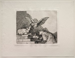 Die Schrecken des Krieges: Katzenpantomime von Francisco de Goya