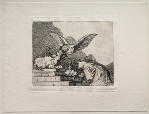 Die Schrecken des Krieges: Katzenpantomime von Francisco de Goya