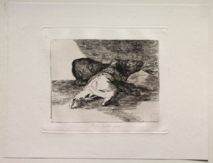 Die Schrecken des Krieges: Er bekommt etwas dafür. von Francisco de Goya