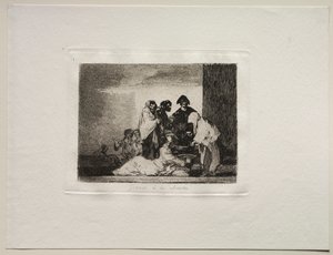 Die Schrecken des Krieges: Dank dem Hirse von Francisco de Goya