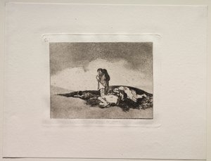 Die Schrecken des Krieges: Niemand hilft ihnen von Francisco de Goya