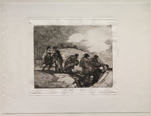 Die Schrecken des Krieges: Sie kennen den Weg nicht von Francisco de Goya