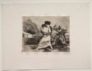 Die Schrecken des Krieges: Sie mögen es nicht von Francisco de Goya