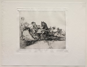 Die Schrecken des Krieges: Das ist das Schlimmste! von Francisco de Goya