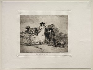 Die Schrecken des Krieges: Was ist das für ein Tumult von Francisco de Goya