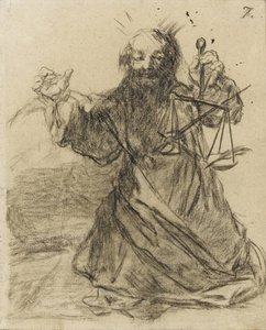 Die Feder ist mächtiger als das Schwert, 1819-28 von Francisco de Goya
