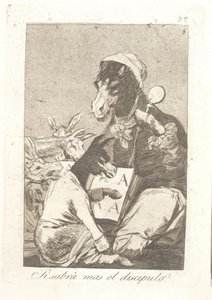 Mehr als der Lehrer? von Francisco de Goya