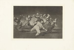 Fröhlicher Wahnsinn (Die Dummheiten) von Francisco de Goya