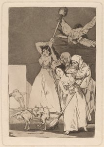Da gehen sie gerupft von Francisco de Goya