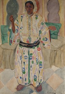 Frau wohnt von Francisco de Iturrino