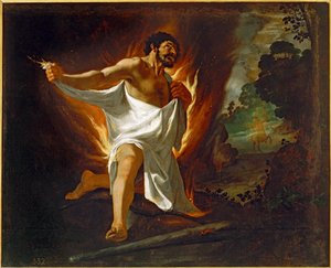 Herkules verbrannt durch das Hemd des Zentauren Nessus von Francisco de Zurbaran