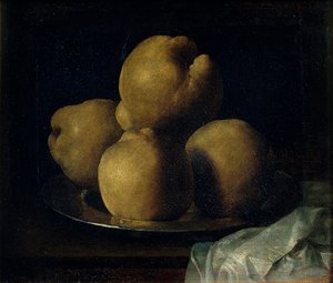 Stillleben mit Quitten von Francisco de Zurbaran