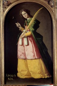 Ganzkörperporträt des Heiligen Apollo (oder Apollonia)