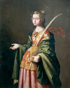 Porträt von Elisabeth von Thüringen von Francisco de Zurbaran