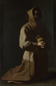 Der heilige Franziskus in Meditation, 1635-1640 von Francisco de Zurbaran