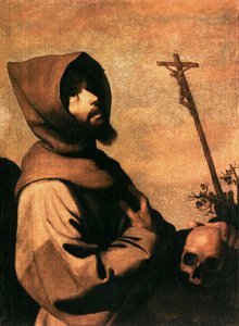 Der heilige Franziskus in Ekstase, ca. 1659 von Francisco de Zurbaran