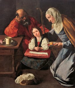 Die Kindheit der Jungfrau, von Francisco de Zurbarán (1598-1664)