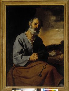 Die Reue des Heiligen Petrus (Öl auf Leinwand)