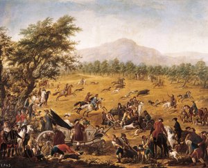 Jagd, um 1780