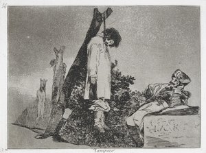 Nicht (in diesem Fall) auch nicht (Tampoco) aus der Serie Die Schrecken des Krieges (Los Desastres de la Guerra)