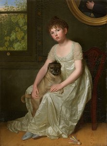 Porträt von Sylvie de la Rue von Franciscus Joseph Octave van der Donckt