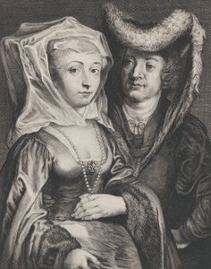 Heiliger Pepin I und seine Tochter, Heilige Begga, ca. 1645-72 von Franciscus van der Steen