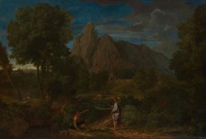 Merkur und Battus von Francisque Millet