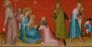 Die Anbetung der Heiligen Drei Könige mit dem Heiligen Antonius Abt