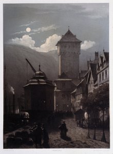 Schloss Boppart. In „Der monumentale und malerische Rhein“. Lithographien von Fourmais und Stroobant von Francois Stroobant