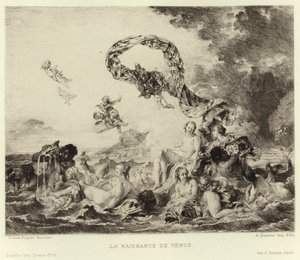 Die Geburt der Venus (Gravur)