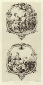 Die Geschichte, Die Beredsamkeit (Stich) von Francois (after) Boucher
