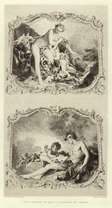 Venus betritt das Bad, Die Erziehung der Liebe (Gravur)
