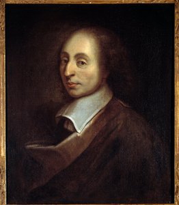 Porträt von Blaise Pascal (1623-1662) von François Quesnel (1637-99) von Francois (after) Quesnel