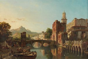 Stadtansicht in Spanien