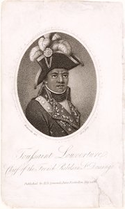 Toussaint Louverture (ca. 1743-1803) Anführer der französischen Rebellen in St. Domingo, graviert von Holl, veröffentlicht von H.D. Symonds, 1802