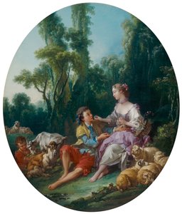Denken sie an die Traube? (Pensent-ils au raisin?) von François Boucher