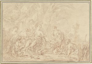 Das Finden von Moses von François Boucher