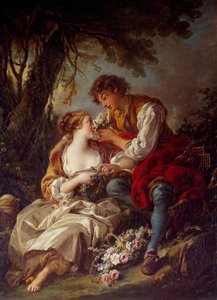 Der Käfig, Gemälde von Francois Boucher