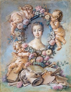 Porträt der Marquise de Pompadour (1721-1764)