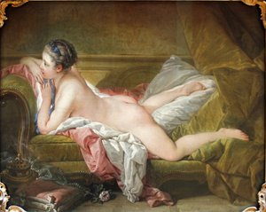 Liegendes Mädchen von François Boucher