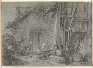 Das verfallene Bauernhaus von François Boucher